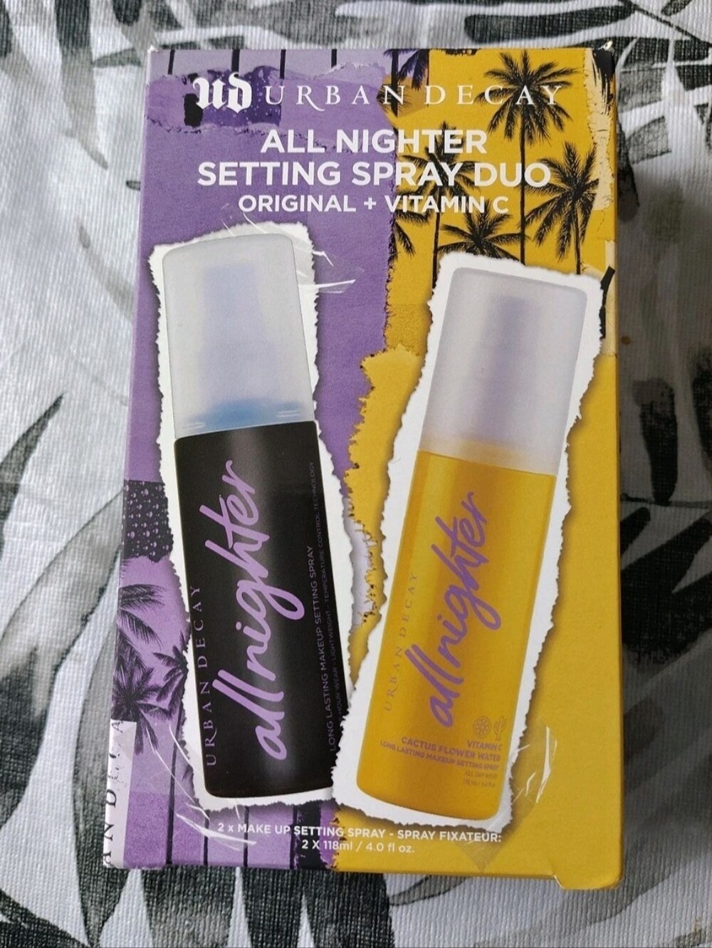 Urban Decay All Nighter Setting Spray Duo – Original And Vitamin C New